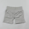 4.5'' Impact Shorts Seamless Low Ribbed Waistband Gym Shorts Scrunch Bum Yoga Shorts Booty High Stretch Running Bike Shorts